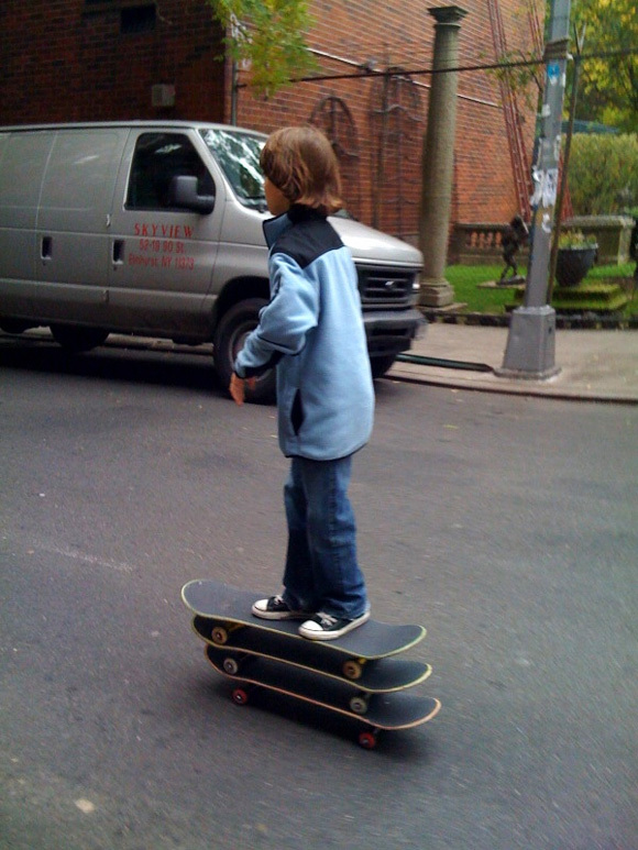 First Staff Blog-Boy Play Skateboards