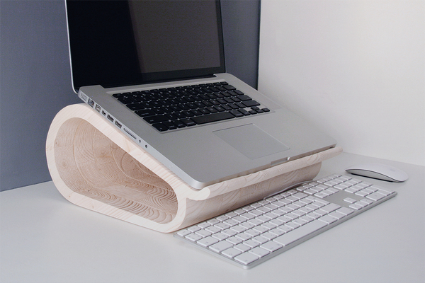 ☆ First Staff Blog ☆-Wood Laptop Stand