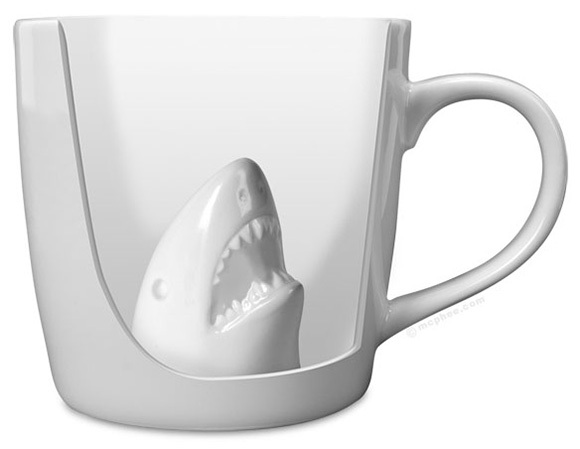 ☆ First Staff Blog ☆-Shark Attack Porcelain Mug