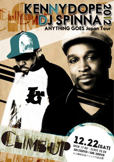 CLIMB UP meets ANYTHING GOES TOUR in JAPAN 2012